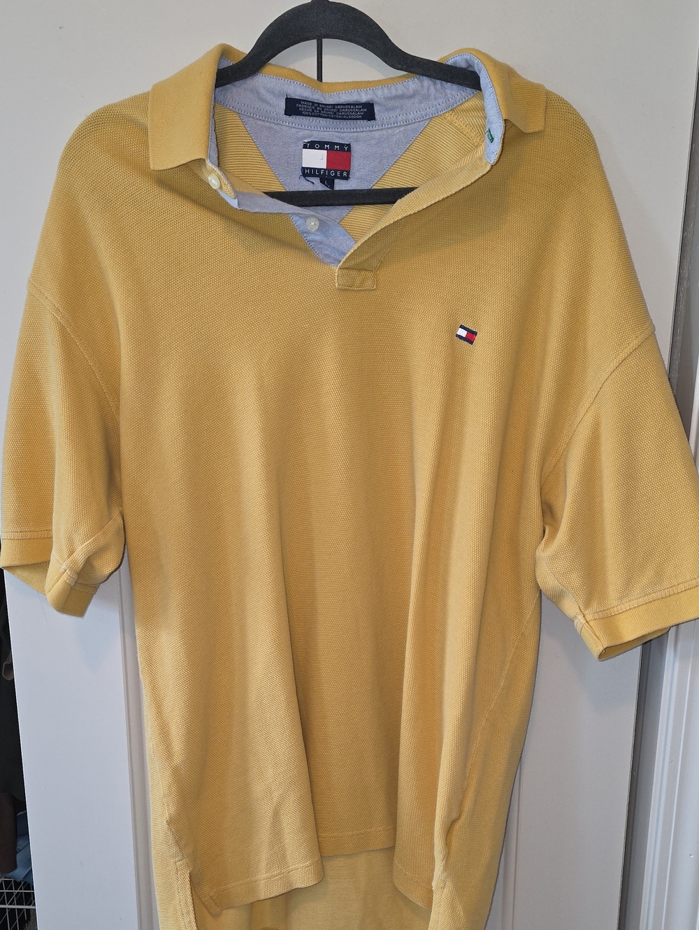 Tommy Hilfiger Men's Summer-Yellow Short-Sleeve Polo